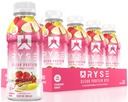 RYSE Clear Protein Drink - Strawberry Banana - 100 Calorie, 22g Whey Isolate Protein Shake, Sugar-Free, 0g Fat & Lactose-Free - Refreshing Ready-to-Drink Beverage - 16.9 fl oz Bottiglie (12-Pack)
