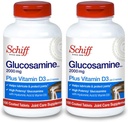 Schiff Glucosamin 2000mg mit Vitamin D3 und Hyaluronsäure, 150 Tabletten - Joint Supplement (Pack von 2)