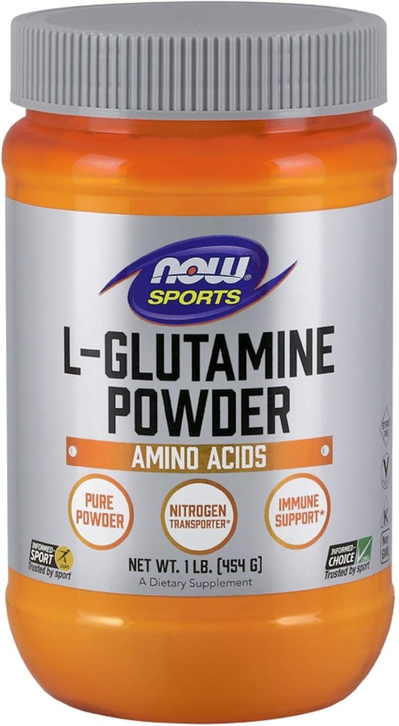 Maintenant aliments L-Glutamine Pure Poudre, 1-Pound