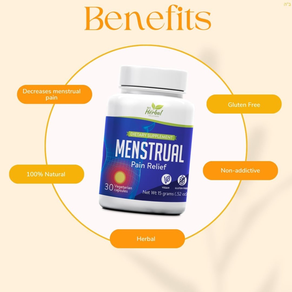 Sintomi di periodo mestruale Rilievo - Rilievo Premenstruale Cramps - 100% naturale ed erbe