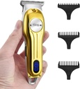 DSP Bart Trimmer für Männer, Cordless Hair Clipper Shavers, Gesichts-Haar Trimmer für Bart & Schnurrschneider, Professionelle Haircut Kit für Männer wiederaufladbare LED-Anzeige (Gold)