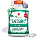 Collagène de type 2 supplément hydrolysé avec Chondroïtine et Hyaluronique, pour cheveux, peau et ongles sains, sans remplissage, additifs et sans couleurs artificielles - 120 capsules végétariennes