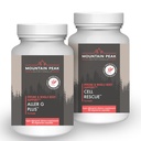 Mountain Peak Nutritionals Immununterstützung Combo Pack – Aller G Plus für saisonale Respiratory Health & Cell Rescue mit Turmeric & Bromelain – Allergische Ergänzungen für Ganzkörper-Wellness