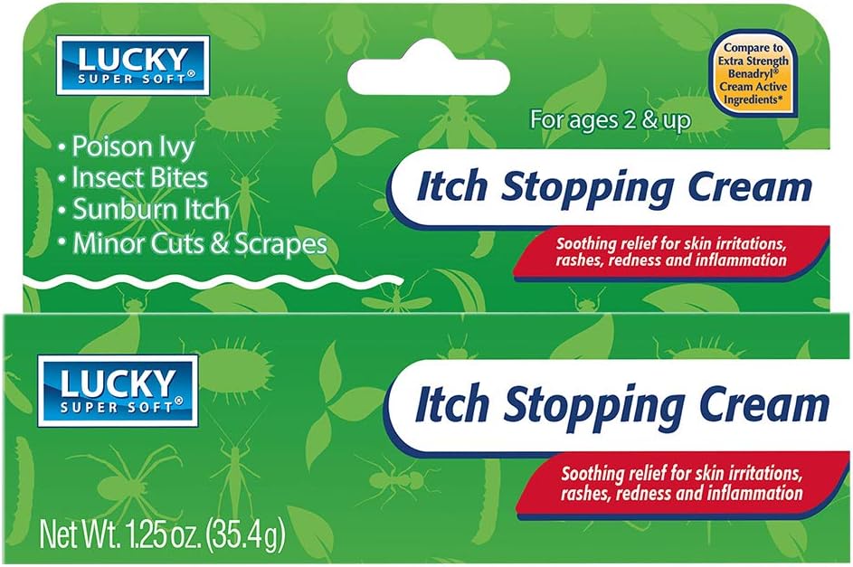 Lucky Super Soft Itch Stoppende Creme, 1.25 Unze