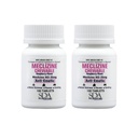 SDA LABORATORIES Meclizine 25mg Kautabletten, Anti-Emetisch, Himbeer Geschmack, Bewegungskrankheit & Vertigo Relief für Übelkeit, Dizziness, Vomiting, Tragbare Reisehilfe (2 Flaschen von 100 Zähler)