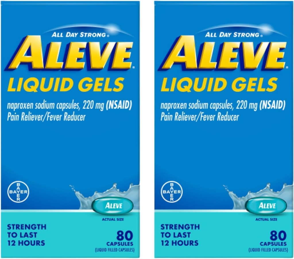 Gel liquido di Aleve 80ct. 24cs - 2 Pack