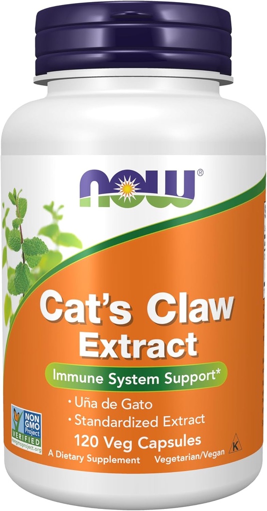 JETZT Ergänzungen, Cat's Claw Extract, 10:1 Konzentrat, (1.5% Standardisierter Extrakt), 120 Veg Kapseln