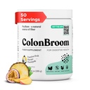 ColonBroom Psyllium Husk Pulver mit Stevia (Tropische Früchte) - Colon Cleanse for Bloating Relief & Gut Health - Colon Broom Fiber Powder Drink - Vegan Fiber Powder Stevia Supplement, 50 Portionen