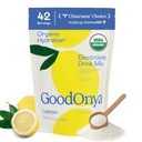 GOODONYA Organic Hydration Electrolyte Drink Mix, Certified Organic Hydration Powder, Non-GMO, Biochecked Glyphosate Free, Low Sugar, Lemonade Flavor, keine künstlichen Aromen, 42 Servierungen