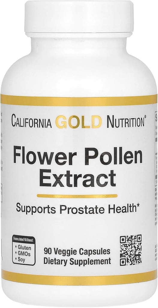 California Gold Nutrition Flower Pollen Extract Blend, 90 Veggie Kapseln