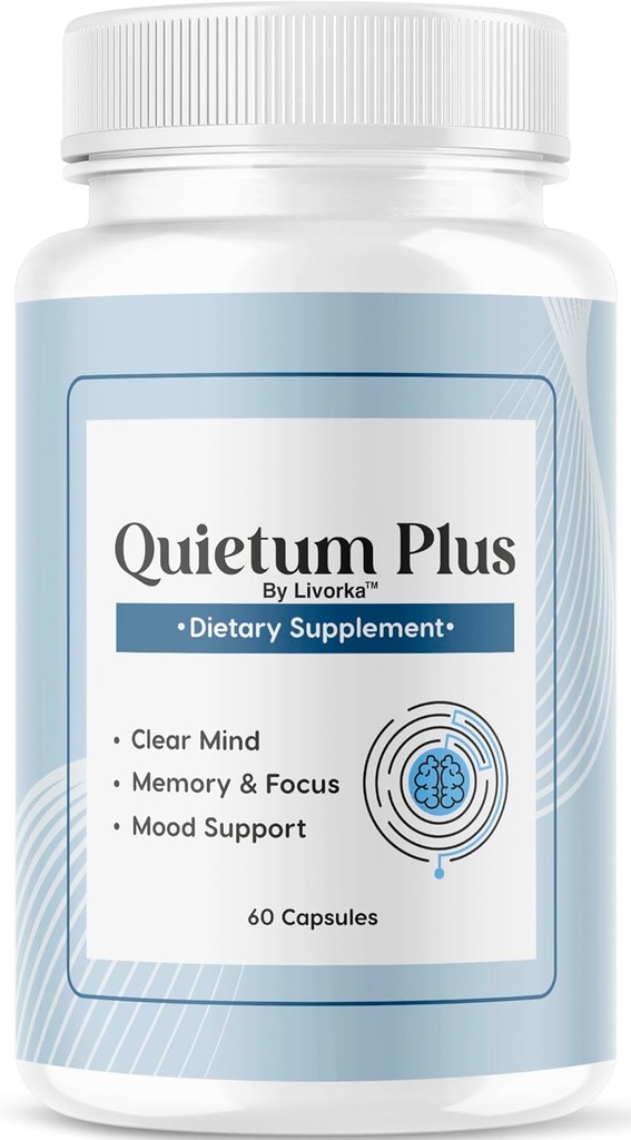 Quietum Plus - Official Quietum Plus Advanced Supplement Formula, Original Quietum Plus Bewertungen, All Natural QuietumPlus Advanced Formula for Healthy Ear, 60 Kapseln für 1 Monate