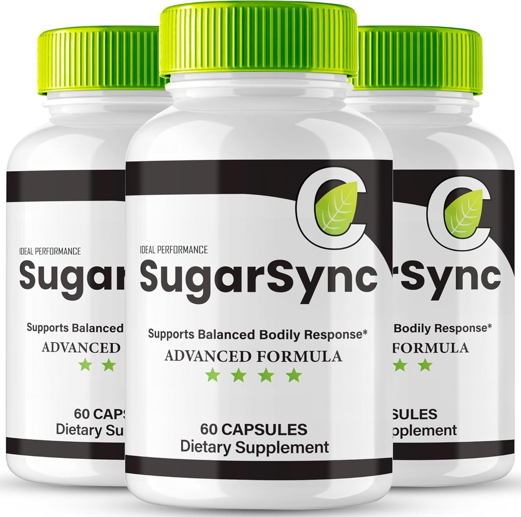 Zucchero Sync Capsule, ZuccheroSync Glyco Optimizer Supplement, Sugar Sync Joint Optimizer - Massima resistenza, Zucchero Sync Gluco Cleanse Detox Advanced Formula, SugarSync Glycol Recensioni (3 Pack)