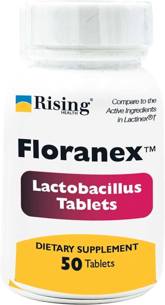 Floranex Lactobacillus compresse, 50 Conte per bottiglia (2 Confezione)