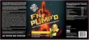 'Merica Labz F'N Pump'D Stimulant Free, Nitric Oxid,Fully Dosed, Pumpe PreWorkout Pulver (20 Servierungen) (auf der Rückseite Ananas)