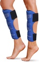 Shin Splint Ice Packs, HSA und FSA Eligible Reusable Hot and Cold Therapy Wrap | Leg oder Calf Pain Relief | Advanced Soft Gel Technology | Freezable und Microwavable | Running Injuries & Recovery