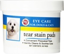 Miracle Care Tear Stain Pads, 90 Cuscinetti Pre-Soaked ad uso singolo per Pulire Gently e Soothe Dog and Cat Eyes, Non Stinging Formula per migliorare Tear Stains e rimuovere Debito Occhio