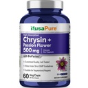 NusaPure Chrysine 500mg, 60 Capsules de Véggies
