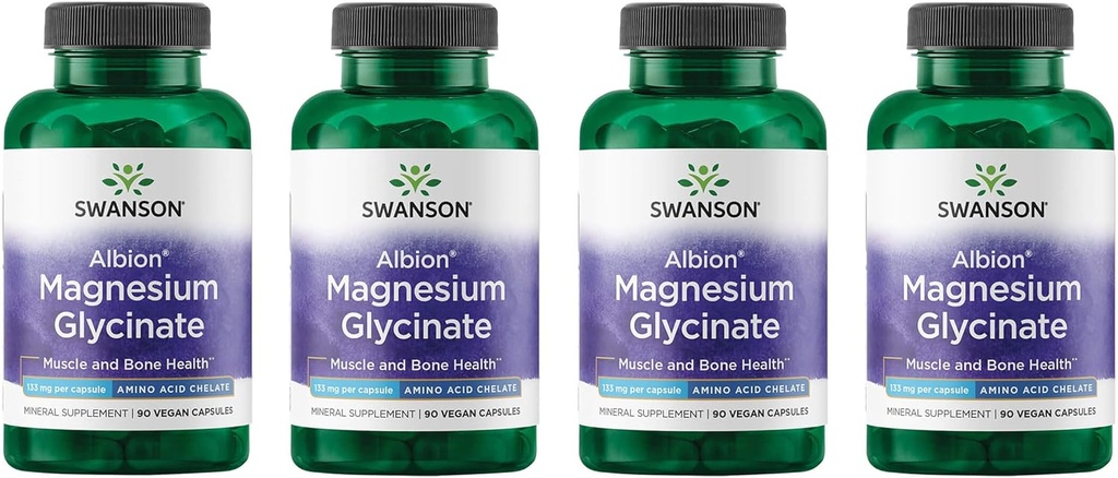 Cigno Chelato Magnesio 133 Milligrammi 90 Capsule (4 Confezione)
