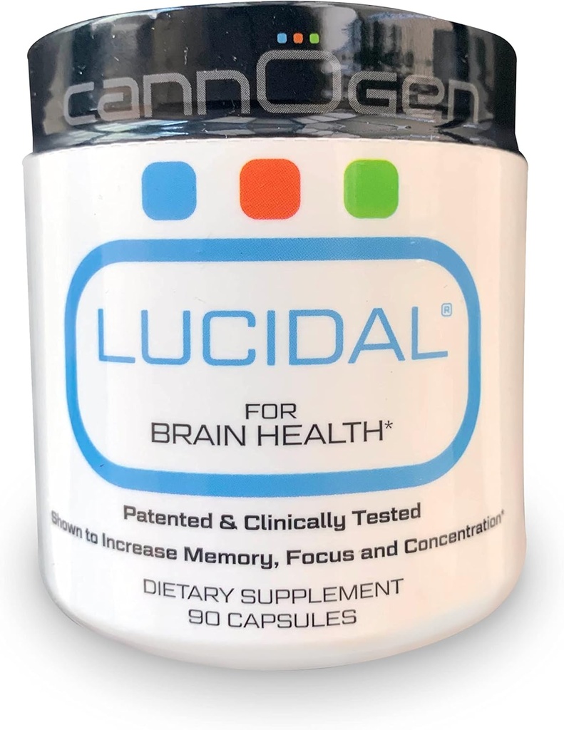 LUCIDAL Nootropics Brain Supplement - Unterstützung Gehirn Gesundheit für Gedächtnis, Fokus & Konzentration - Nährstoff-Booster für Männer & Frauen - 90 Kapseln