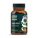 Gaia Herbs Agile Mind - Brain & Cognitive Support Herbal Supplements - mit Organic Turmeric Root, Bacopa, Black Pepper und Ginkgo Biloba - 60 Vegan Liquid Phyto-Capsules (30-Day Supply)