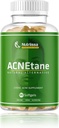 ACNEtane - Alle natürlichen Vitamin-Ergänzung zur Behandlung von Akne, 90 Veggie Softgels (Treats Hormonal, Puberty, & Cystic Acne intern)