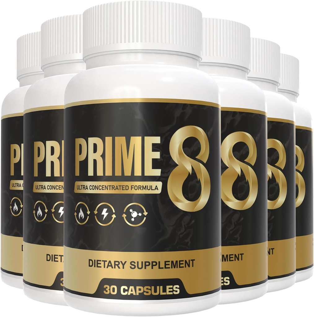 PRIME 8 100% Authentic Original | Prime8 Official Formula (6 Pack) für 180 Tage