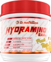 Hydramino EAA + BCAA en poudre - 40 portions - Supplément d'acides aminés essentiels et poudre d'électrolyte pour la récupération, la résistance et l'hydratation, 7g BCAA, 8g EAA, 600mg Électrolytes (Vegan, anneaux de pêche)