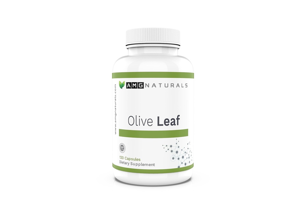 Olive Leaf - Pas de reliure, pas de remplissage, juste un support à base de plantes pures - 120 capsules