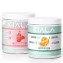 Kiala Nutrition Super Greens, Bio Greens Powder, Spirulina & Chlorella Superfood Powder, Sugar & Gluten Free Vegan, Spectra Blend, Watermelon & Tropical Slush 2 Pack