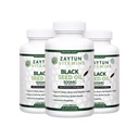 Halal Black Seed Oil (3-Pack) Kaltgepresste Nigella Sativa, unterstützt Herz, Gehirn, Gelenke, Immungesundheit, Non-GMO, Made in USA - Halal Vitamins