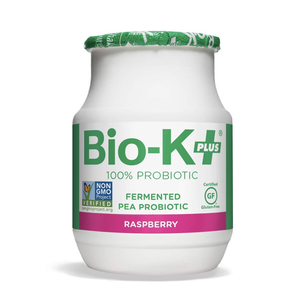 Bio-K Plus Bio framboise fermentée Pois Probiotique 6 Pack, 3,5 Fz
