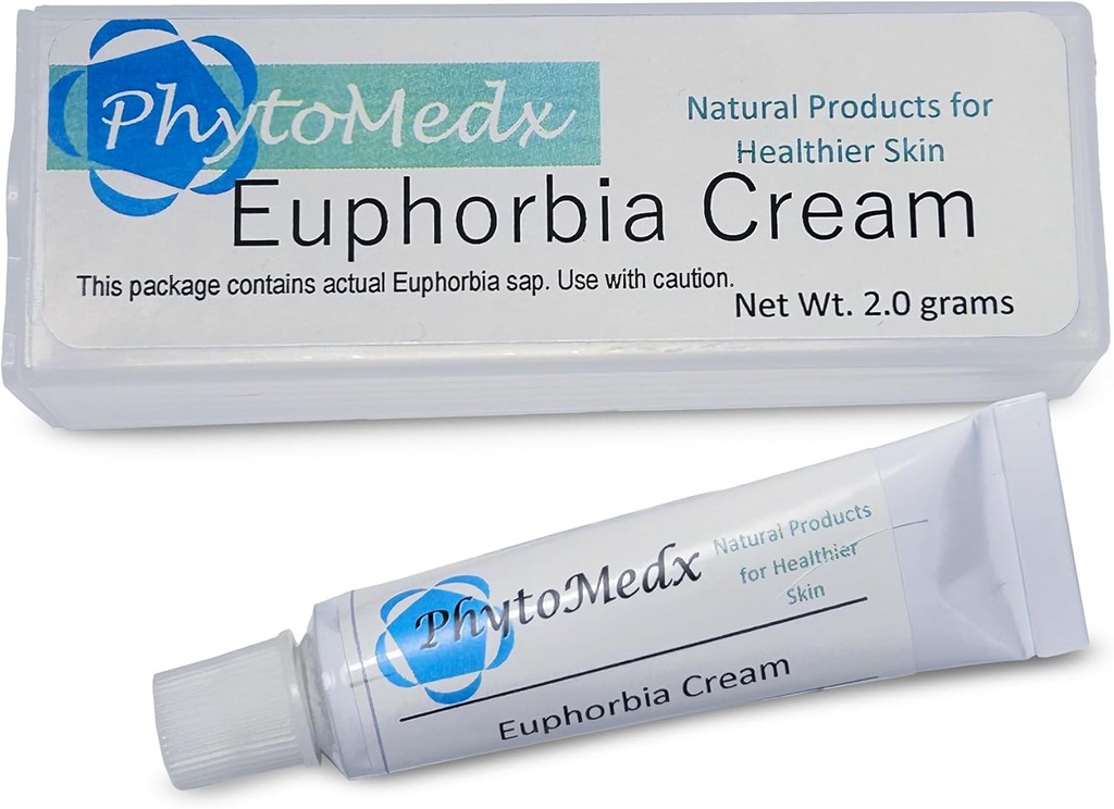 PhytoMedx - Euphorbia Cream, Radium Weed, Exklusive Quelle von Euphorbia Sap formuliert in eine Easy-to-Use Skin Care Spot Cream für Sun-Damaged Skin, 2,0 g