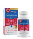 Hyalogic Hyaluronique Acid Chewables 60 Compte - Grand Dégustation Berry Aromatisé (120mg par 2 comprimés) - Défi Vieillissement Naturellement - Supplément HA sans sucre pour soins de la peau et santé des yeux
