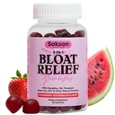 Sakoon nutrizione Bloating Relief Gummies per le donne - The verde, ACV, Dandelion, Buchu Leaf, Natural Digestion Support, 60 Gummies, Aroma di anguria