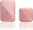 DUBSTAR Organizzatore di viaggio Pill Moisture Impermeabile Piccolo Pill Box per Pocket Purse 4+6 scomparti Portatile Pill Case Medicine Vitamin Holder Container,Pink