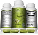 A Healthy Leaf Organic Moringa Capsules - Vibrant Green | Moringa Capsules Organic | 100% Pure Moringa Leaf Capsules | Energy & Immune System Support