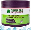 Polvere del citrato del potassio del Pinnacle, supplemento della polvere del potassio, supplemento minerale, polvere dell'elettrolita del Keto, sostiene il bilanciamento dell'idratazione e le gomme della gamba, puro al 100%, senza riempitivi, senza additivi (437 g)