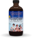 Herbals planétaires Sirop d'herbes d'enfant calme - Comprend des botaniques apaisants Camomille, baume de citron, Catnip et plus - 8oz