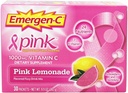 Polvere di vitamina C di Emergen-C 1000mg per il supporto immunitario giornaliero della caffeina Integratori di vitamina C con zinco e manganese, vitamine e elettroliti B, super aroma arancione - 30 conte