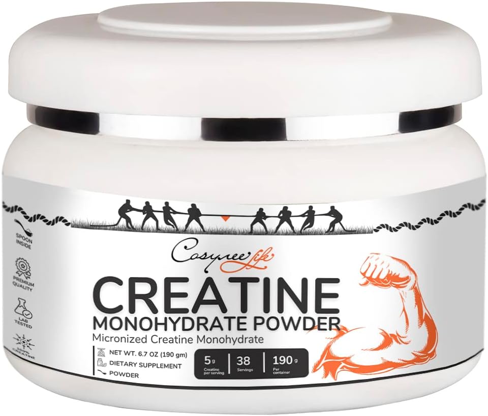 Poudre micronisée monohydratée de créatine cosynee (6.7oz (190g))