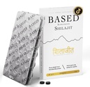 Basierend Shilajit | Pure Shilajit Tabletten mit Max Potency, Energie & Immun Unterstützung für Männer und Frauen | Reich an Fulvic Säure und 85+ Trace Minerals, 60 Tabletten