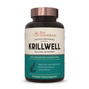 Live Conscious KrillWell, Joint and Cognitive Support | Certificato Olio Krill Sostenibile 2X Più Efficente Di Fish Oil - Alimentazione 30 giorni
