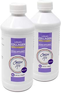 Carson Life Liquid Collagen con Vitamina C - Anti Aging, Hair Skin e Nails - Supporto Immune - Pelle ringiovanita - Realizzata in USA- 2-Pack