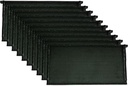 Cadres d'apiculture premium de Mann Lake, cadre et fondation tout-en-un, revêtement en cire d'abeille naturel, coupe universelle, sans BPA et BPS, 9 1/8 pouces, noir, 10-pack