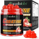 Creatina Monoidrato Gummies Creatina Monoidrato per Serving Creatina Masticabile per Muscle Builder, Energy Boost, 120 Gummies