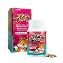 TIGGY Kakao Kautabletten mit Tiger Milk Mushroom – Köstliche, bequeme und nahrhafte Kakao-basierte Ergänzung für Energie, Wellness und Gesundheit – 60 Tablets, Kinder & Erwachsene