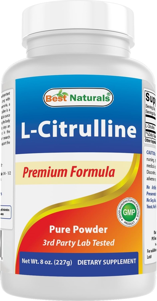Best Naturals L-Citrulline Pulver 8 OZ (8 OZ (Pack von 1))
