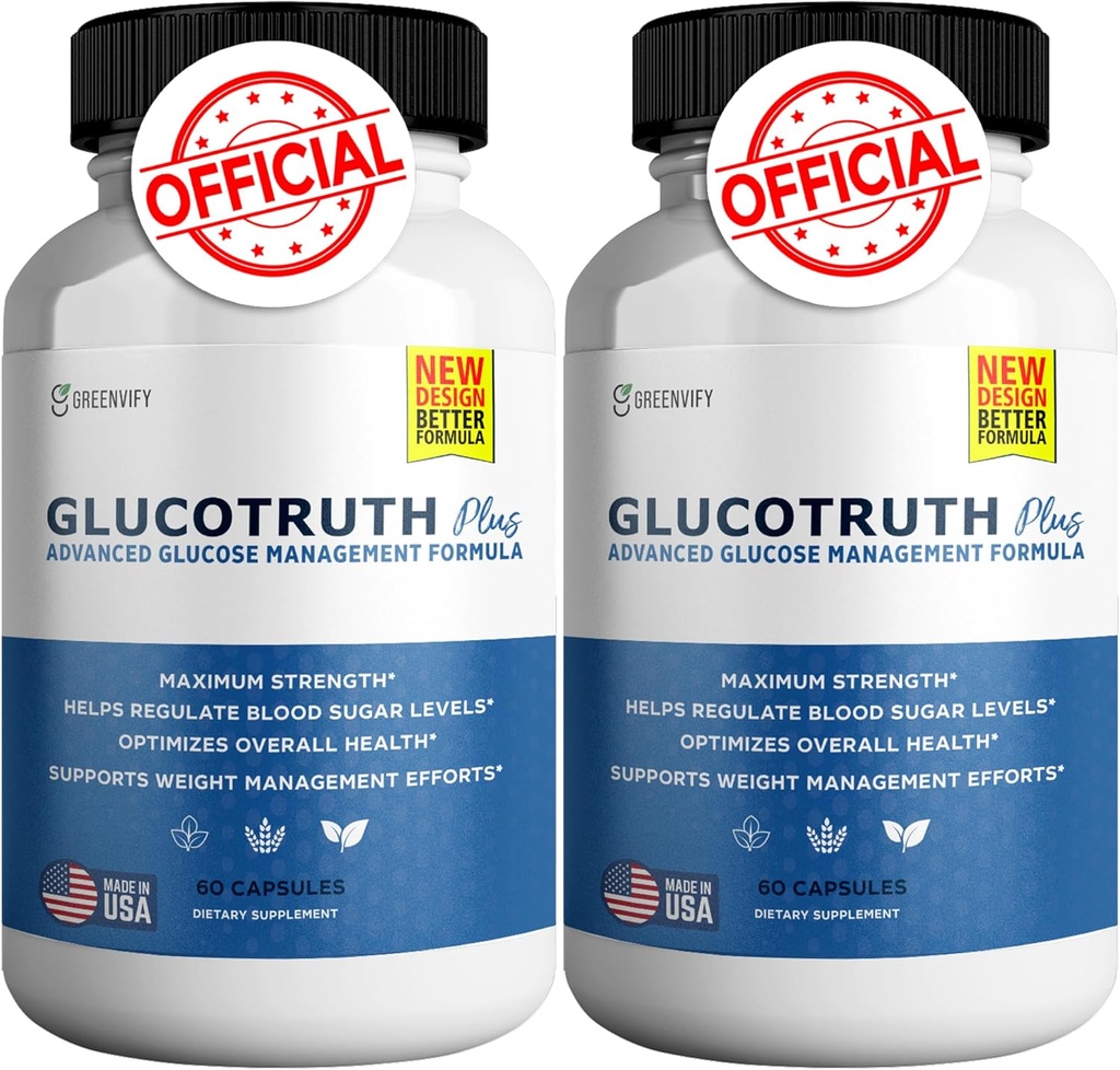 GlucoTruth Plus Fortgeschritten mit Vitaminen Mineralien Magnesium Vitamin C Vitamin E Zink Banaba Blatt (2)