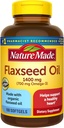 Olio di lino 1400 mg Softgels, 100 conteggio per la salute del cuore