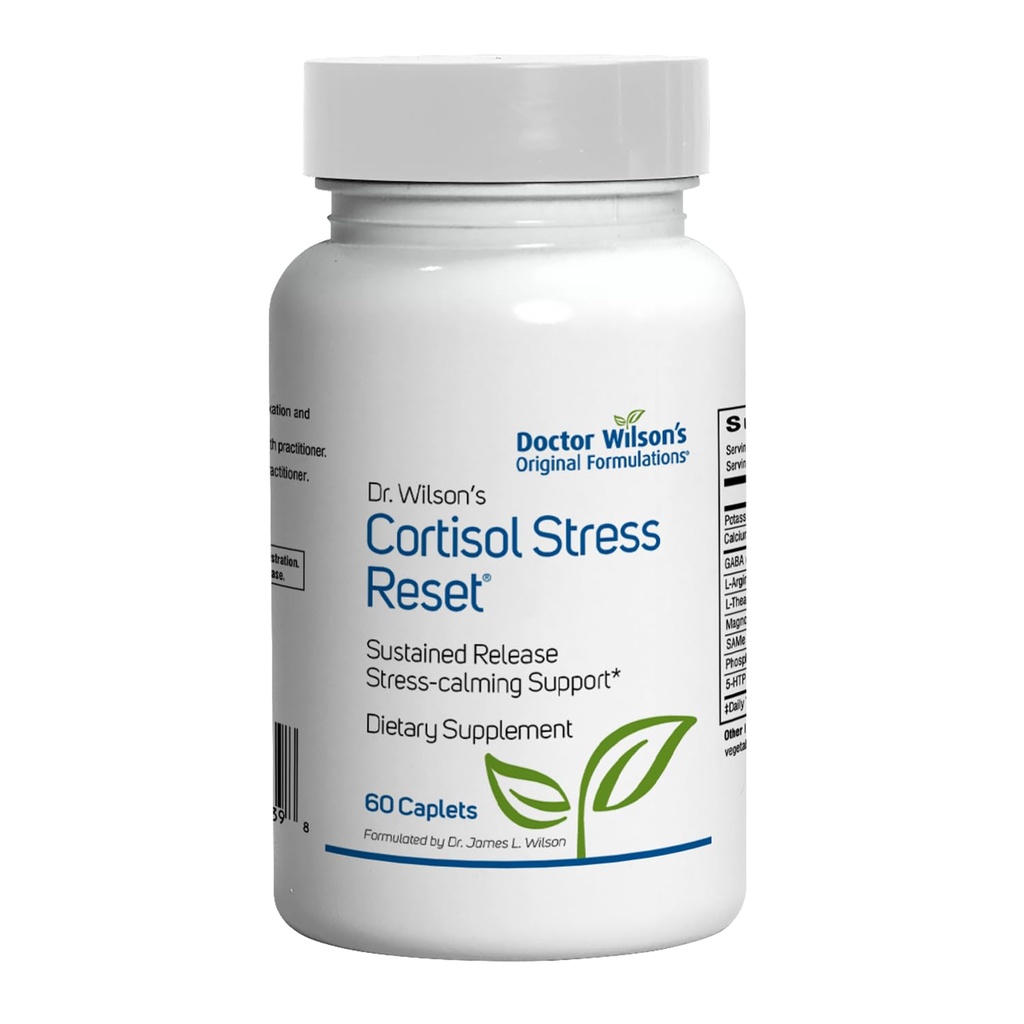 Doctor Wilson's Original Formulierungen Cortisol Stress Reset für Cortisol, Mood und Sleep Support 60 caplets